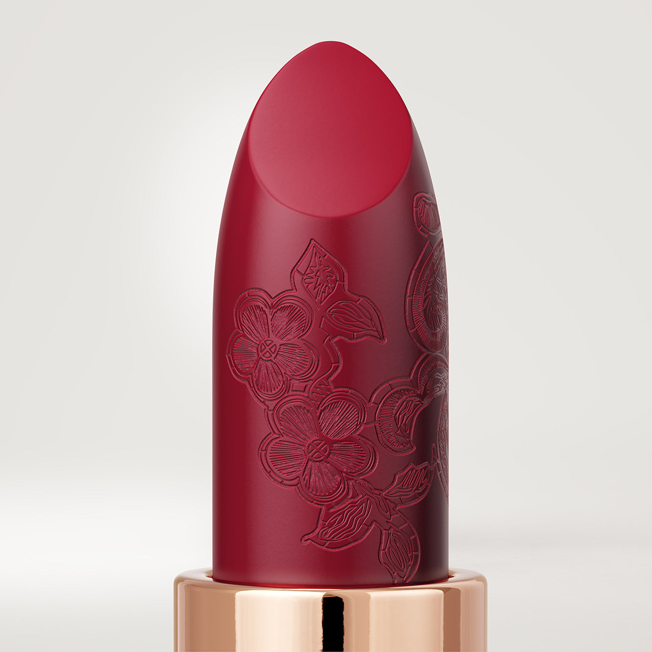 La Perla Matte Silk Lipstick - #107 - Cherry Red - 3.5g