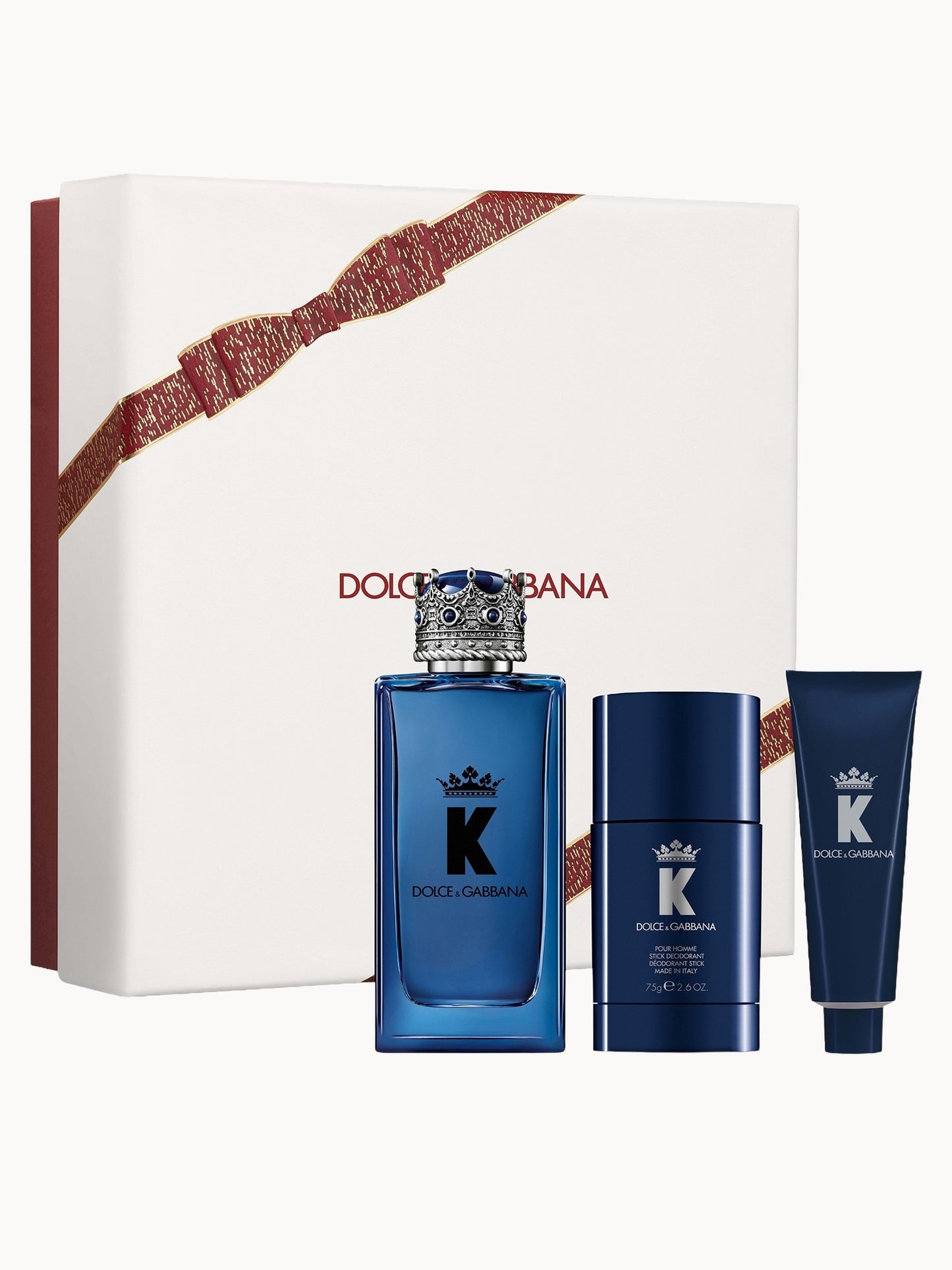 Dolce & Gabbana K Gift Set 100ml EDP + 50ml After Shave Balm + 50ml Shower Gel