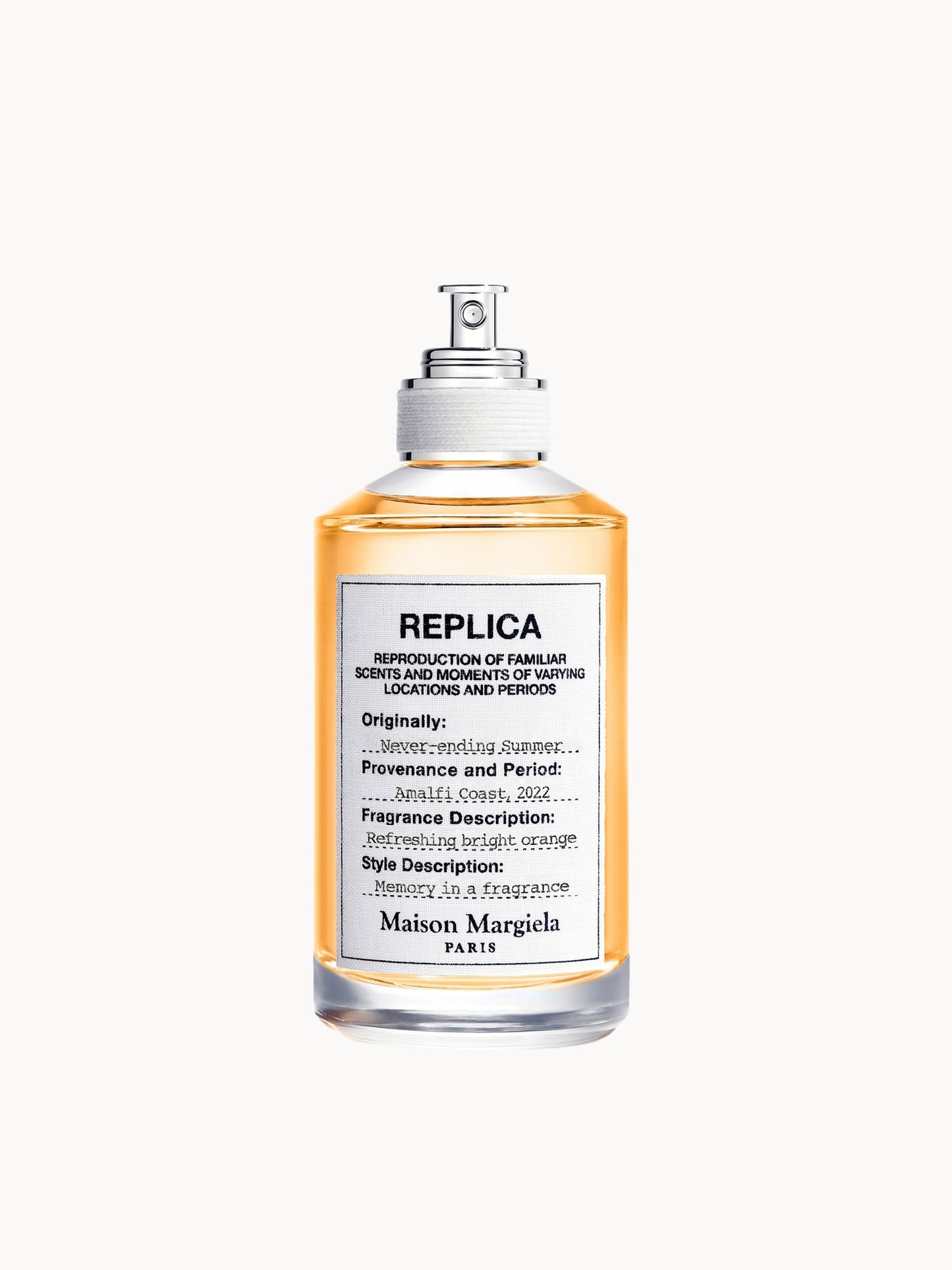 Maison Margiela Replica Never Ending Summer Eau De Toilette 100ml Spray