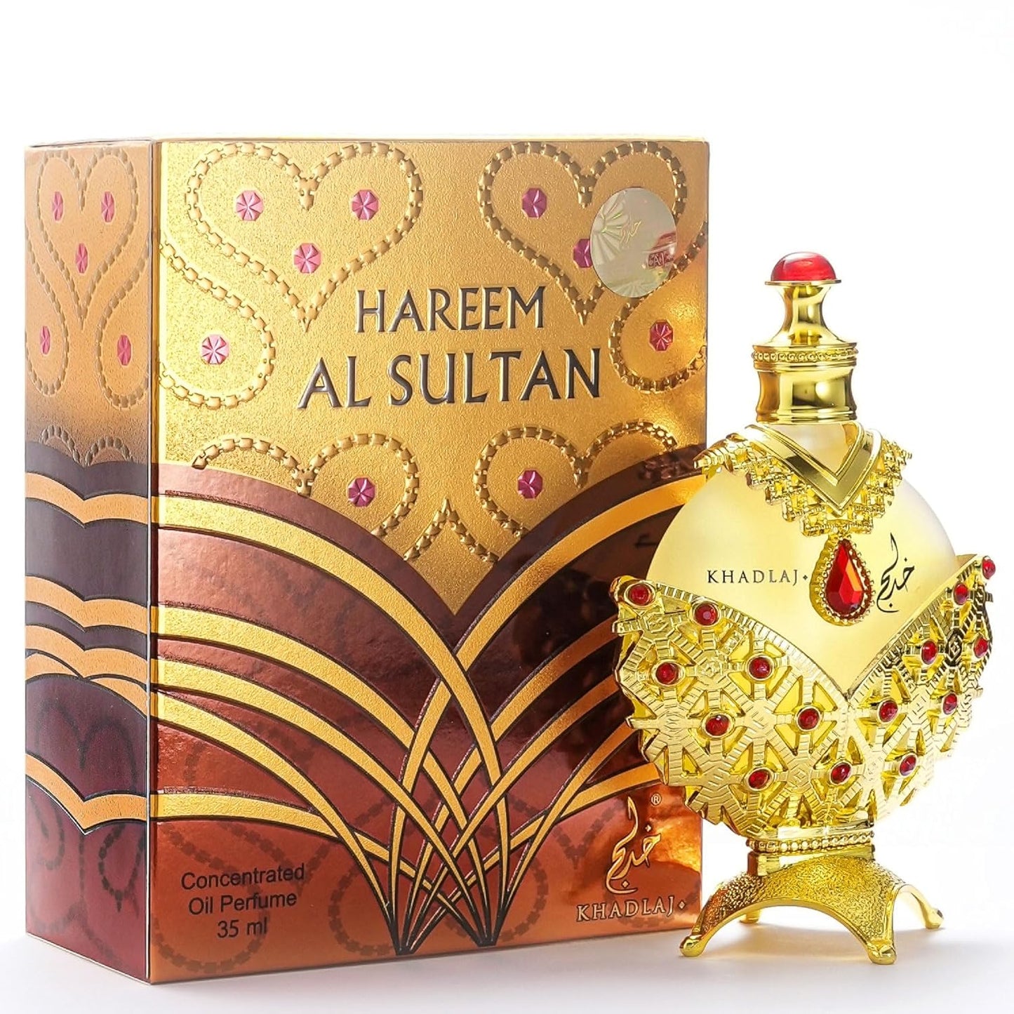 Khadlaj Perfumes Hareem Al Sultan Gold Concentrated Oil Perfume 35ml