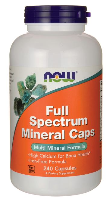 Full Spectrum Mineralien, Eisenfrei - 240 Kapseln