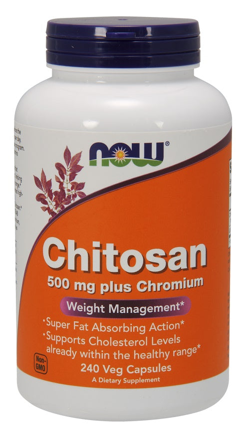 Chitosan, 500mg Plus Chrom - 240 vegetarische Kapseln