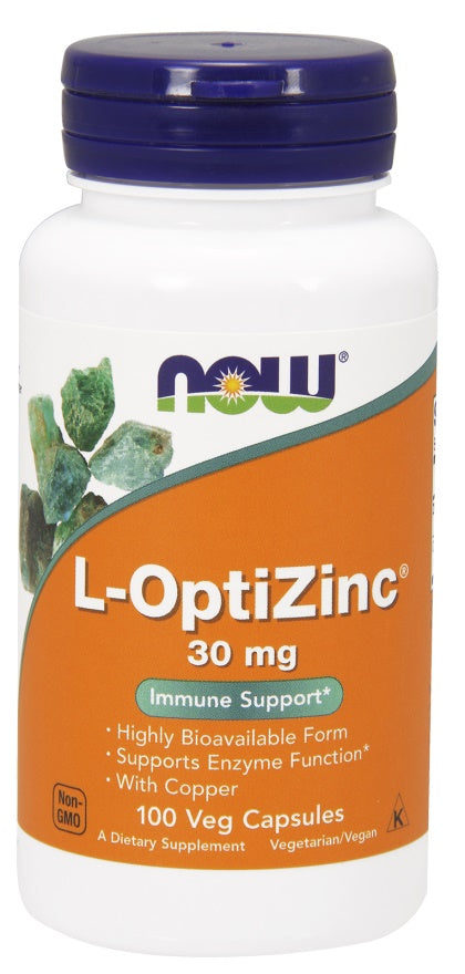 L-OptiZinc, 30mg - 100 pflanzliche Kapseln