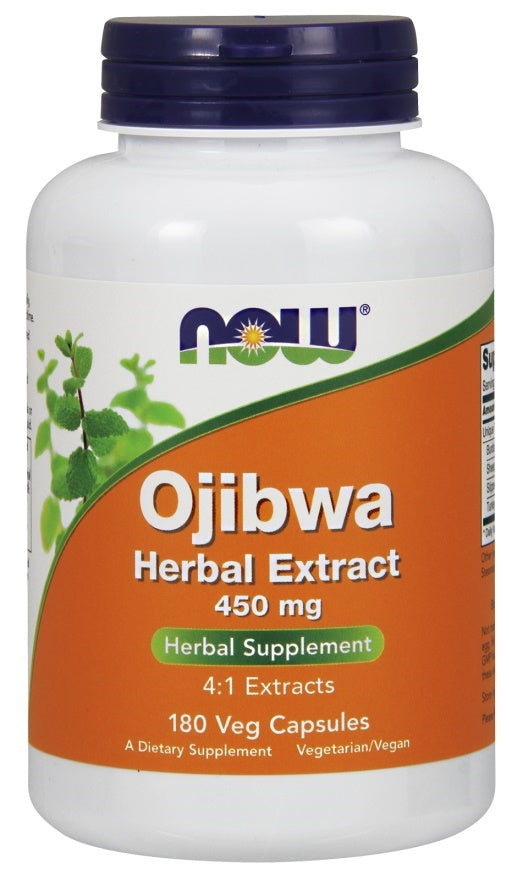 Ojibwa Kräuterextrakt, 450 mg – 180 pflanzliche Kapseln