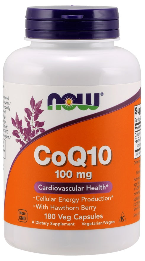 CoQ10 mit Weißdornbeere, 100mg - 180 Vegi-Kapseln