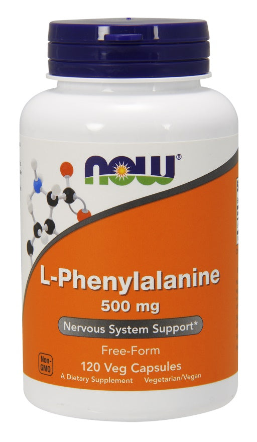 L-Phenylalanin, 500mg - 120 pflanzliche Kapseln
