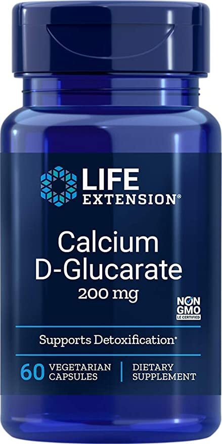 Calcium D-Glucarat, 200 mg - 60 vegane Kapseln