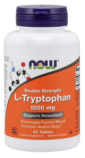 L-Tryptophan, 1000 mg doppelte Stärke – 60 Tabletten