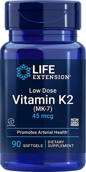 Niedrig dosiertes Vitamin K2 (MK-7), 45mcg – 90 Weichkapseln