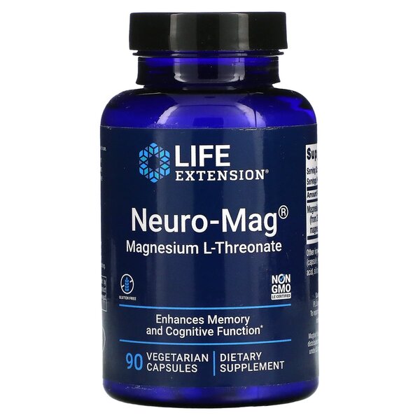 Neuro-Mag Magnesium L-Threonate – 90 pflanzliche Kapseln