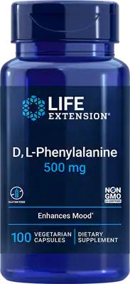 D-L-Phenylalanin, 500 mg – 100 vegane Kapseln