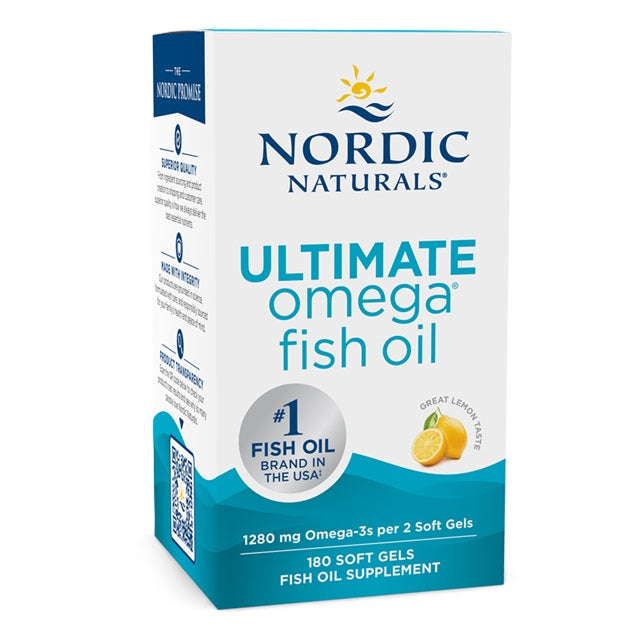 Ultimate Omega, 1280mg Zitrone (EAN 768990891083) - 180 Weichkapseln