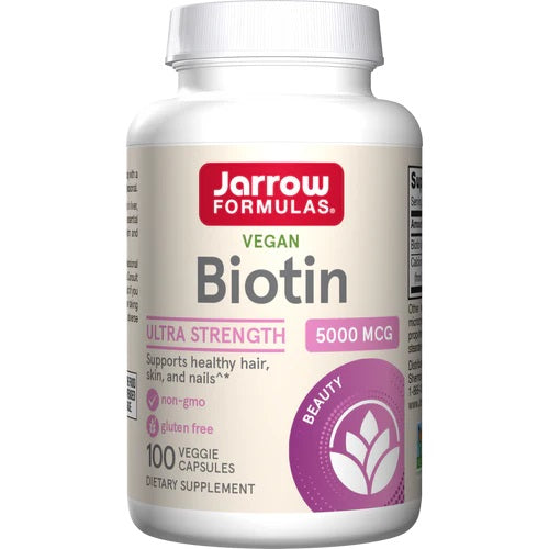 Biotin, 5000mcg - 100 pflanzliche Kapseln