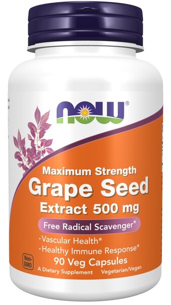 Traubenkernextrakt, 500mg maximale Stärke – 90 Vegi-Kapseln