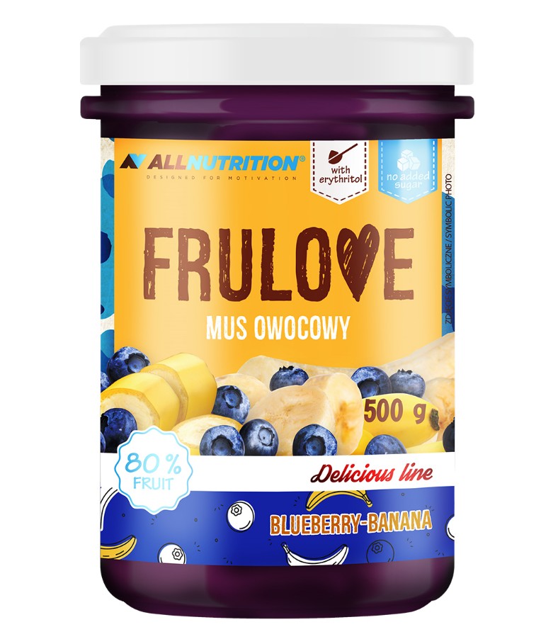 Frulove Mousse, Blaubeere-Banane – 500g