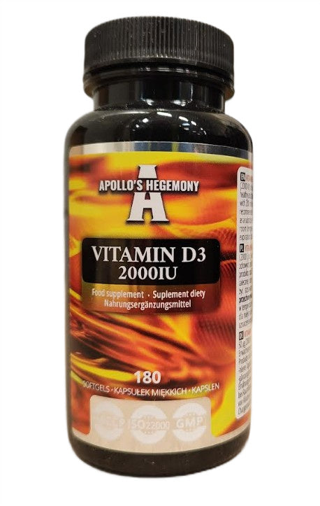 Vitamin D3 2000IE – 180 Weichkapseln