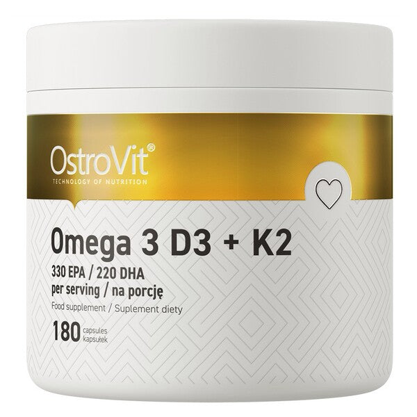 Omega 3 D3 + K2 - 180 caps