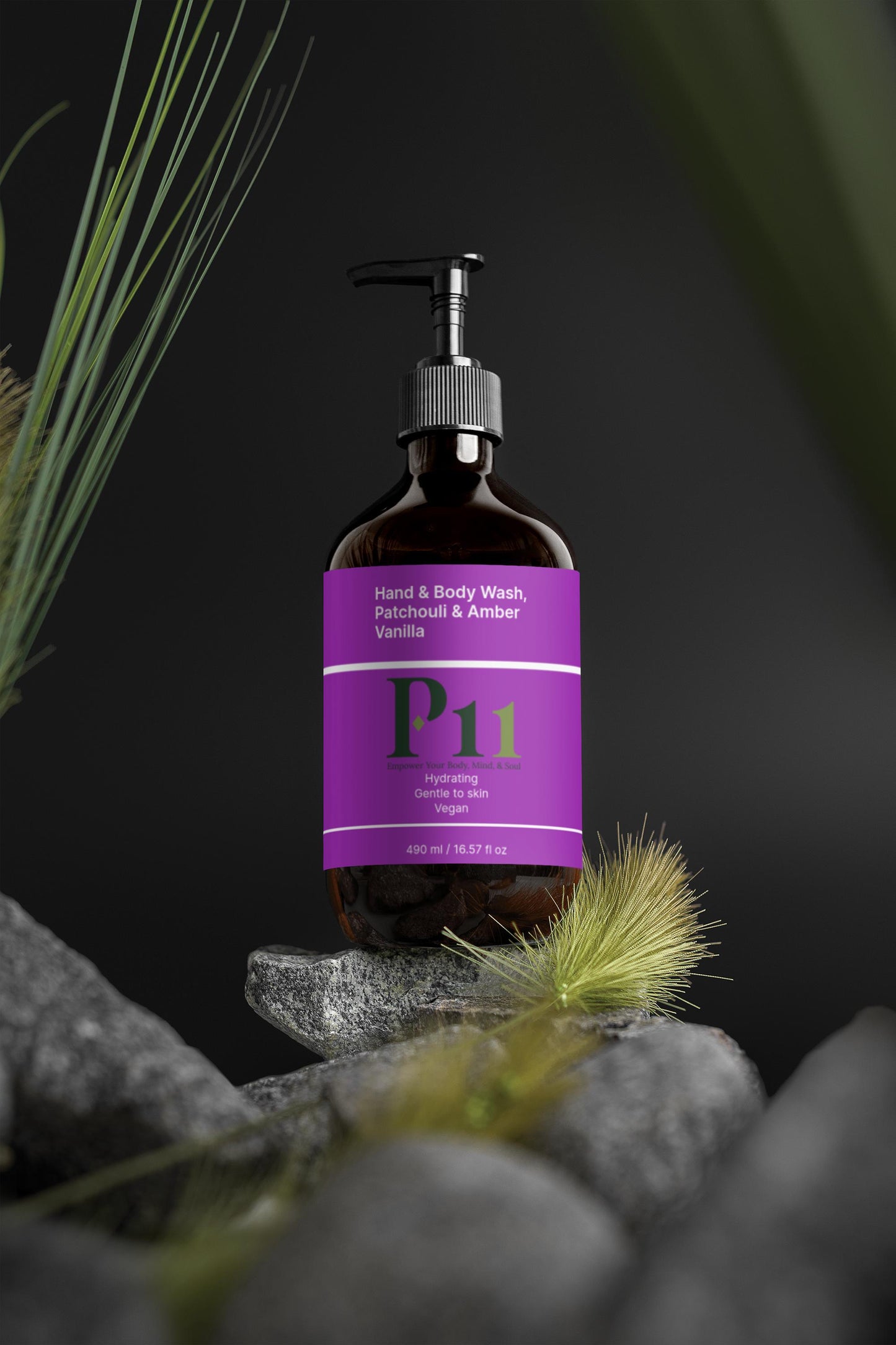 P-11 - Hand & Body Wash Patchouli & Amber Vanilla