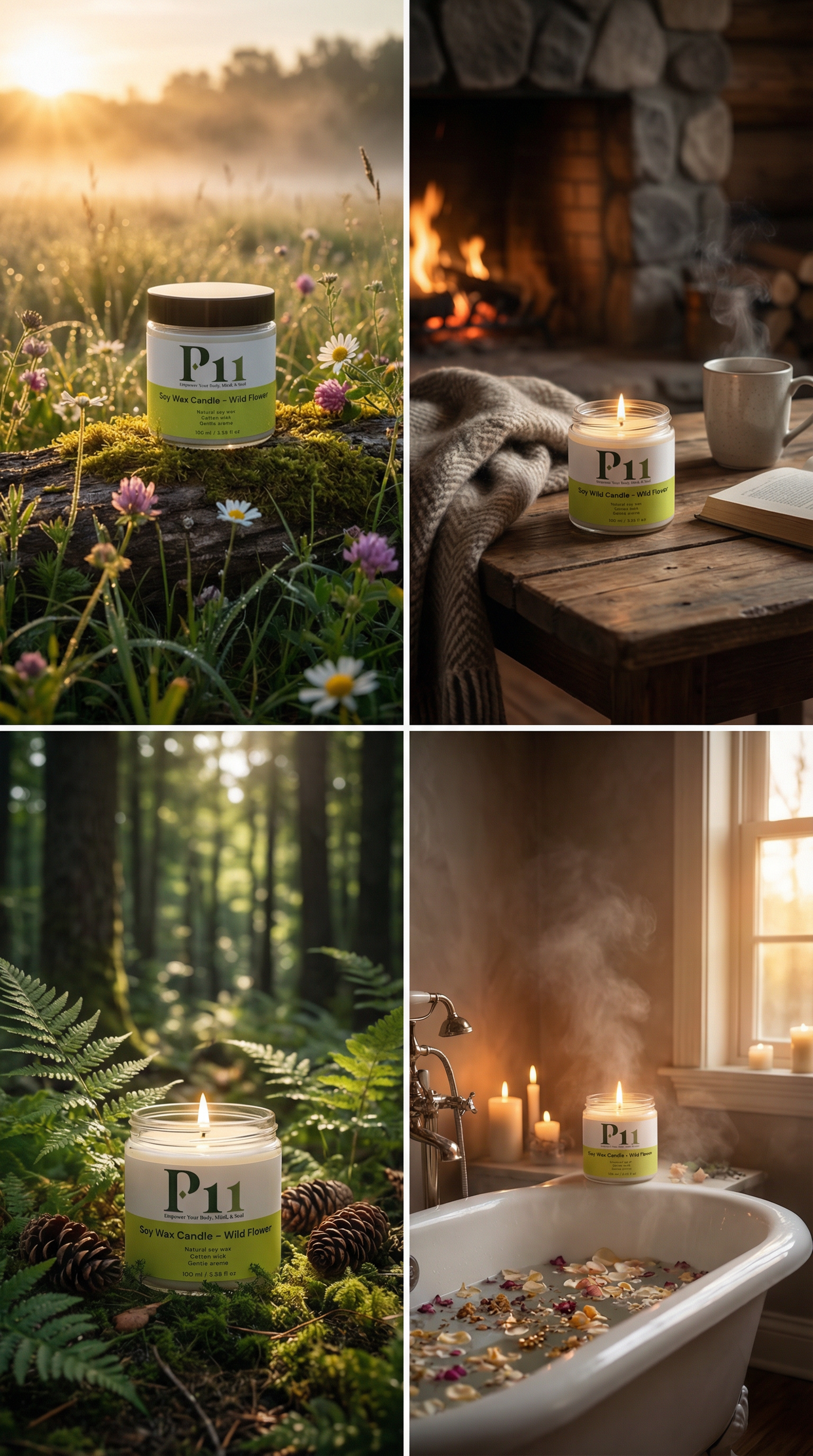 P11 - Soy Wax Candle - Wild Flower