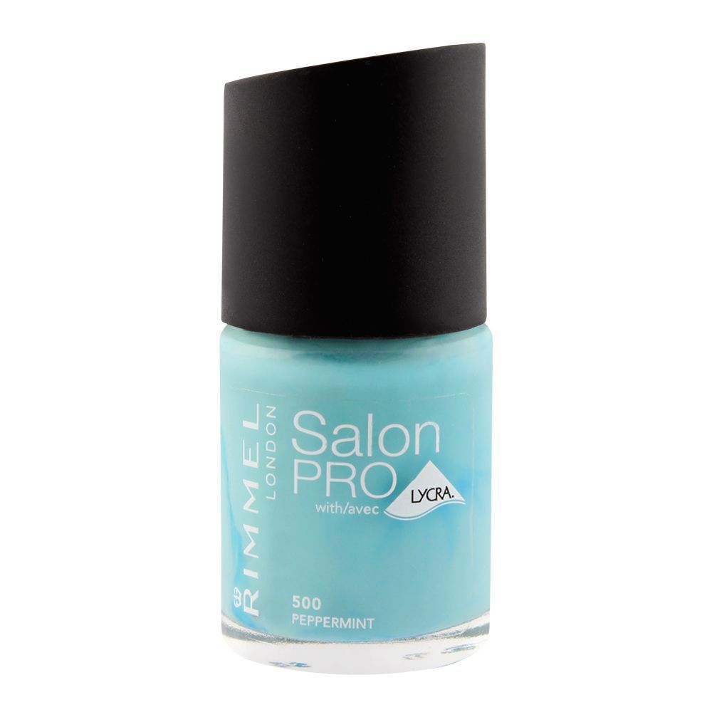 Rimmel Salon Pro With Lycra Nail Polish 12ml - 500 Peppermint