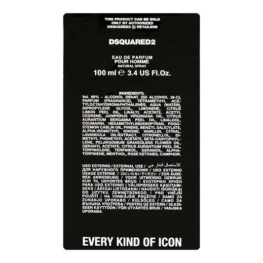 DSquared² Icon Pour Homme  Gift Set 100ml EDP + 100ml Shower Gel + 100ml Aftershave Balm