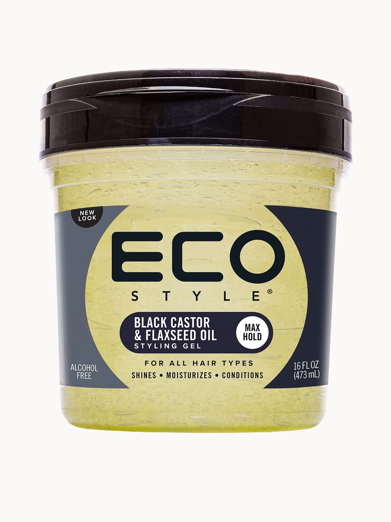 Eco Styler Black Castor & Flaxseed Oil Gel 473ml
