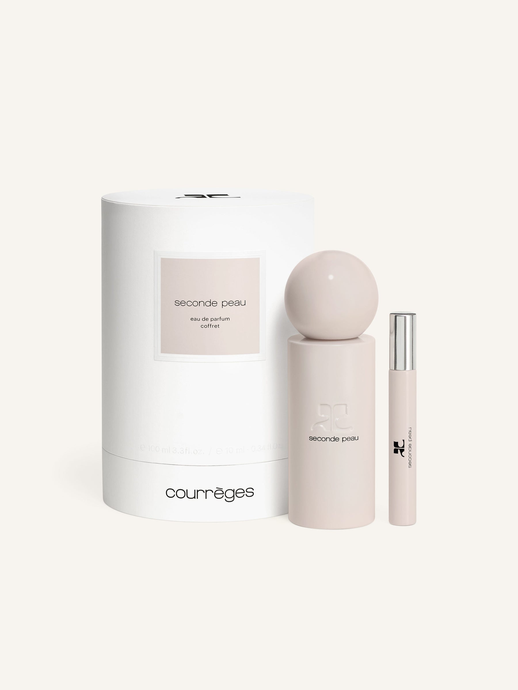 Courrèges Seconde Peau Gift Set 100ml EDP + 75g Candle