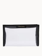 Bags Unlimited Shimmer Small Zip Pouch - Blue White