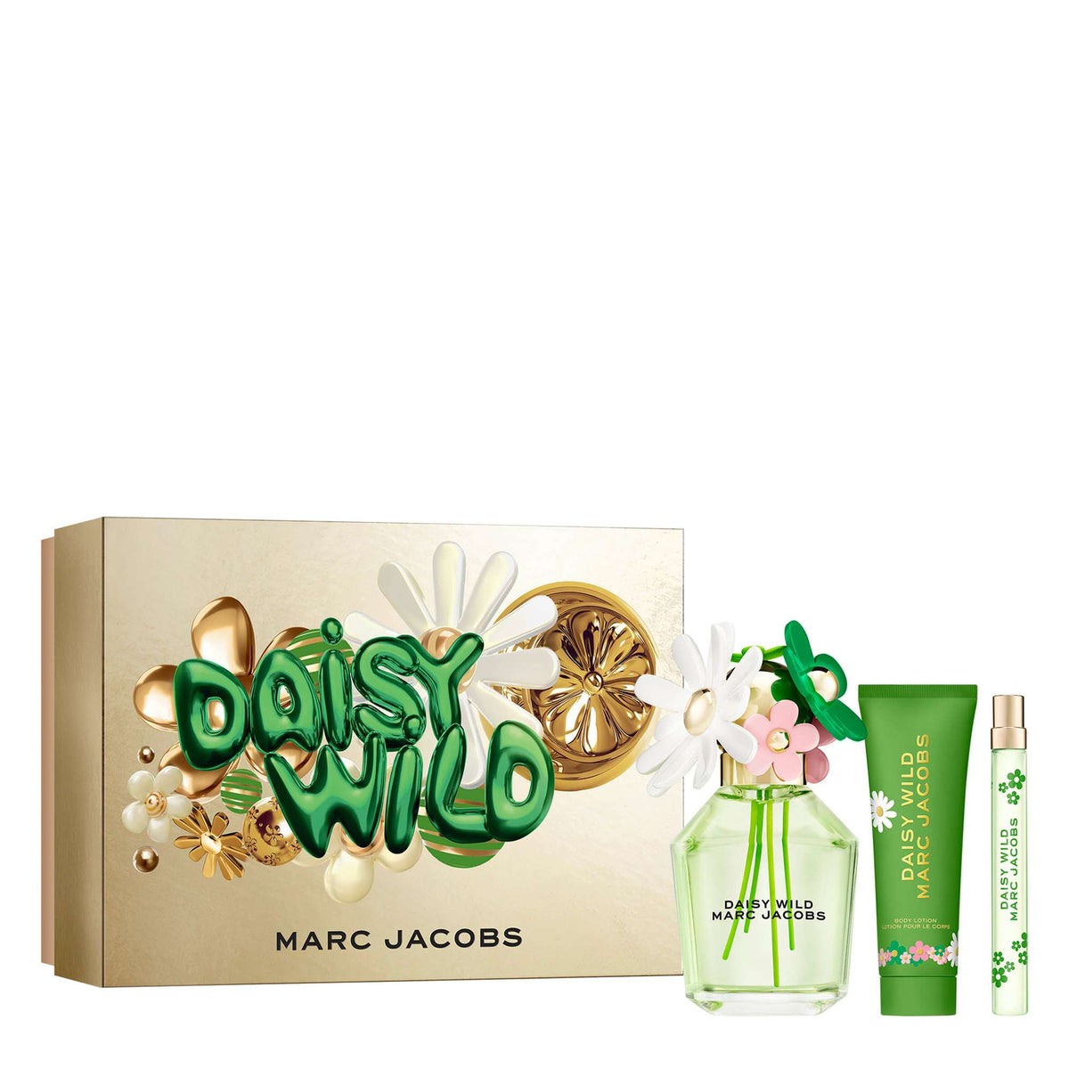 Marc Jacobs Daisy Eau So Fresh Gift Set 75ml EDT + 75ml Body Lotion + 75ml Shower Gel