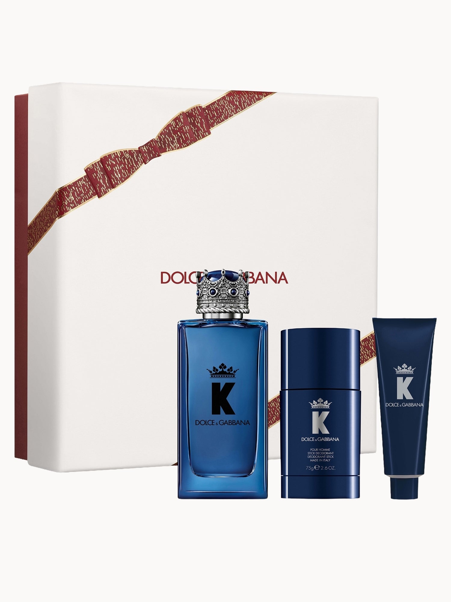 Dolce & Gabbana K Gift Set 100ml EDT + 50ml Aftershave Balm + 50ml Shower Gel