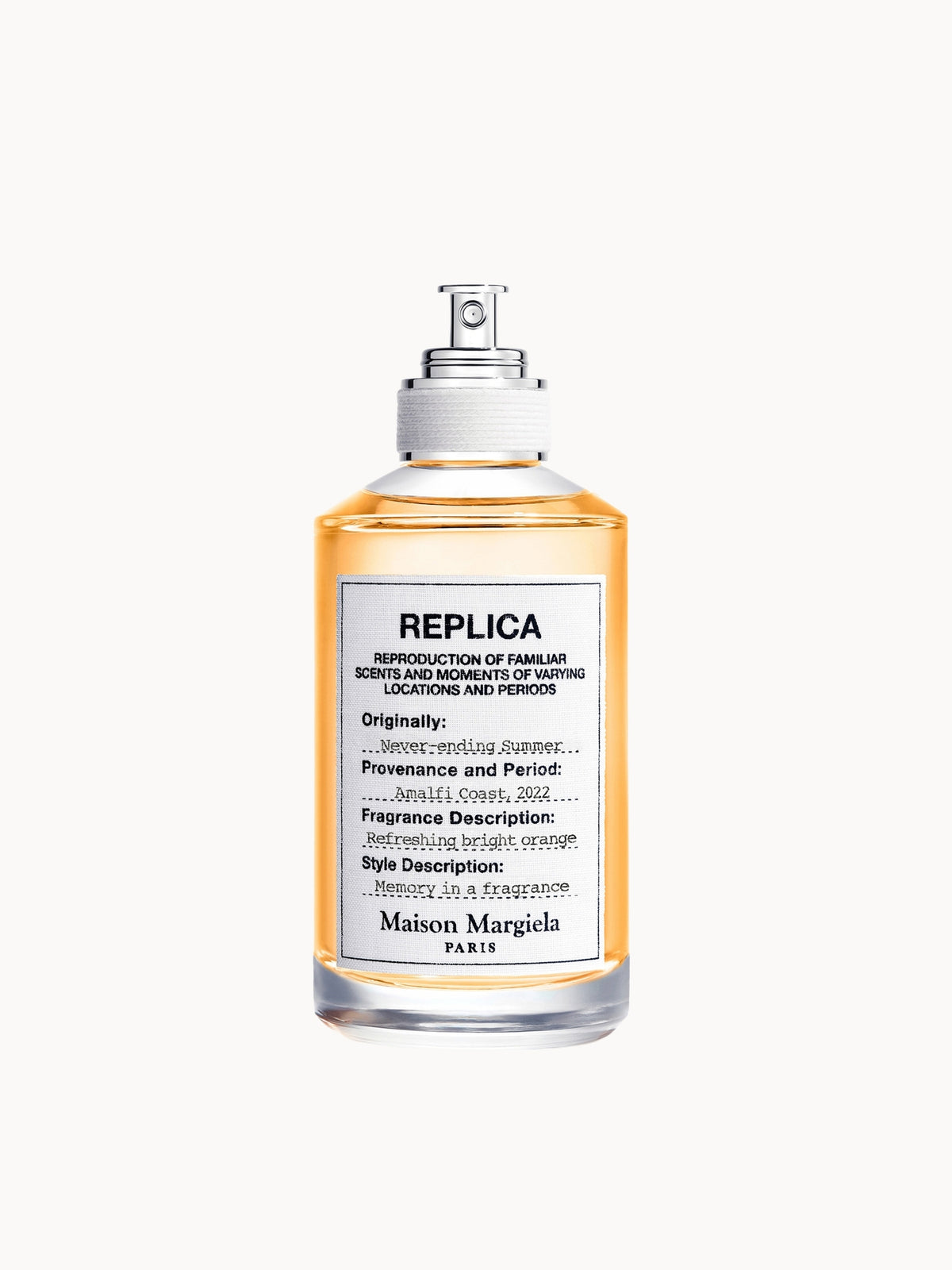 Maison Margiela Replica Never Ending Summer Eau De Toilette 100ml Spray