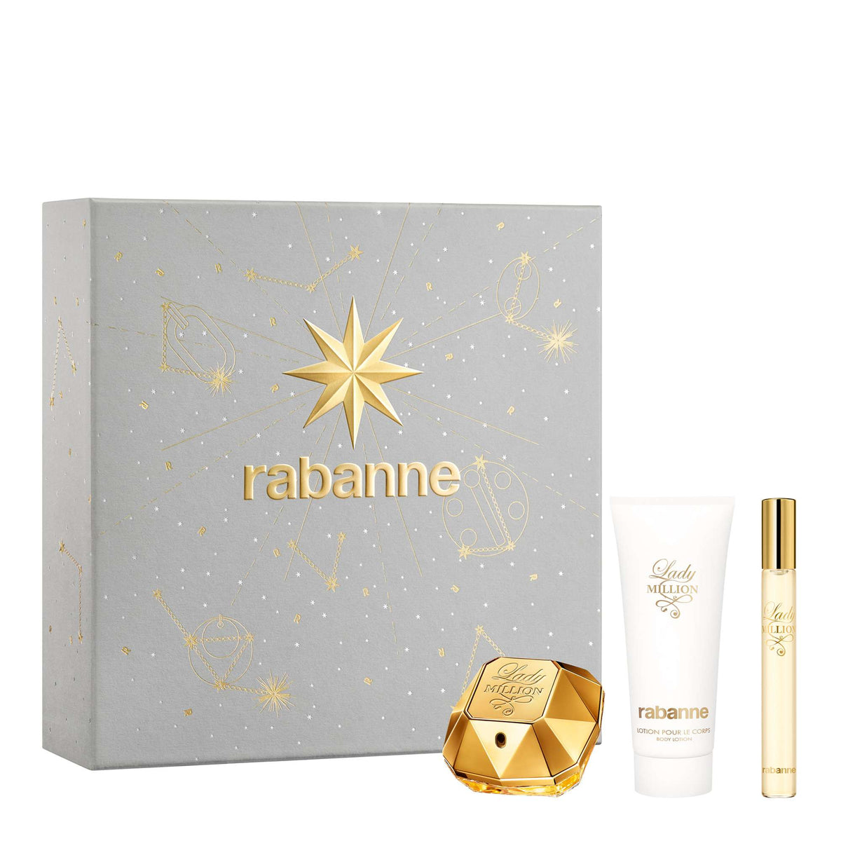 Paco Rabanne Lady Million Gift Set 50ml EDP + 10ml EDP