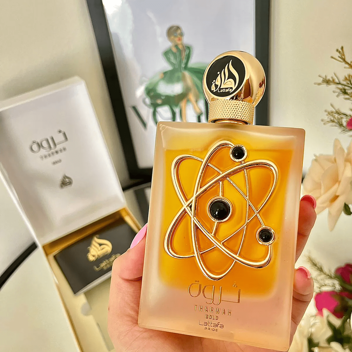 Lattafa Perfumes Tharwah Gold Eau de Parfum 100ml Spray