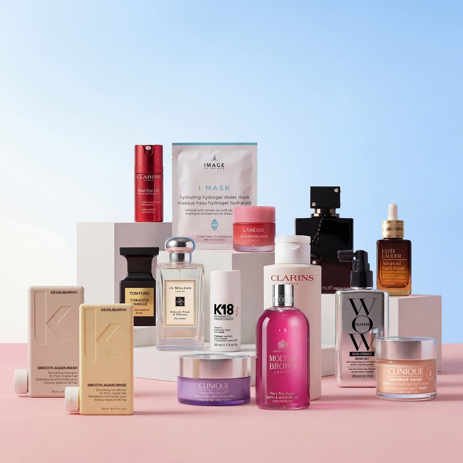 Clarins Extra Firming Gift Set 50ml Day Cream + 15ml Night Cream + 7ml Total Eye Lift + Pouch