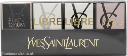 Yves Saint Laurent Libre Miniatures Gift Set 7.5ml Black Opium EDP + 7.5ml Mon Paris EDP + 7.5ml Libre EDP + 7.5ml Libre Intense EDP