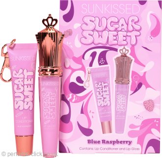 Sunkissed Sugar Sweet Blue Raspberry Gift Set 16ml Lip Conditioner + 8ml Lip Gloss