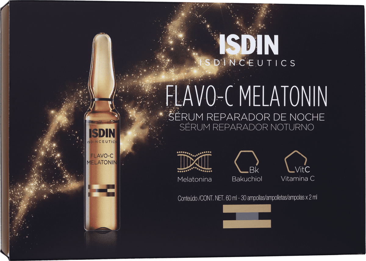 ISDIN Flavo-C Melatonin Night Recovery Serum 30x2ml