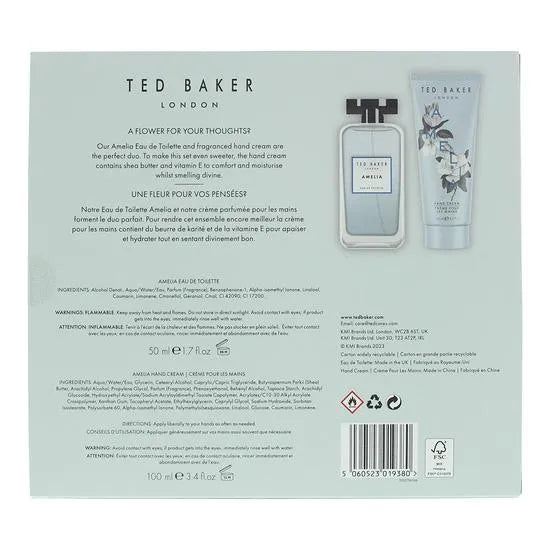 Ted Baker Amelia Gift Set 50ml EDT + 100ml Hand Cream