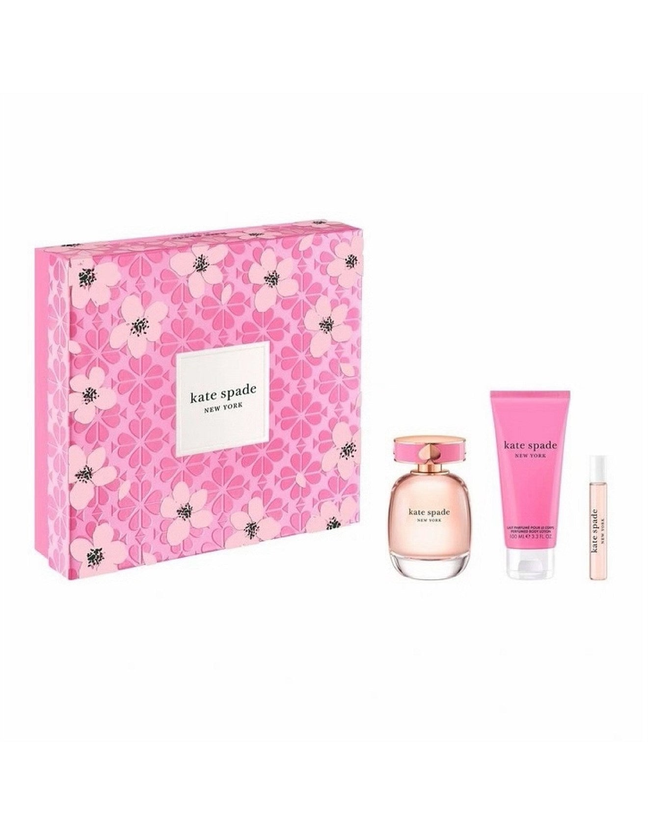 Kate Spade Chérie Gift Set 100ml EDP + 7.5ml EDP + 100ml Body Lotion