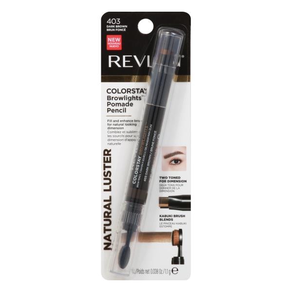 Revlon Colorstay Browlights Eyebrow Pomade Pencil 1.1g - Brown