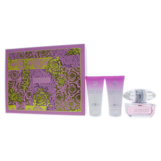 Versace Bright Crystal Gift Set 50ml EDT + 100ml Body Lotion