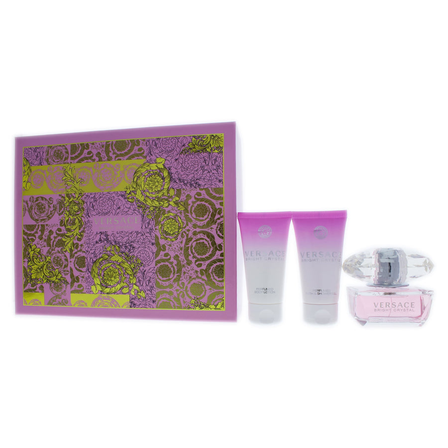 Versace Bright Crystal Gift Set 50ml EDT + 100ml Body Lotion
