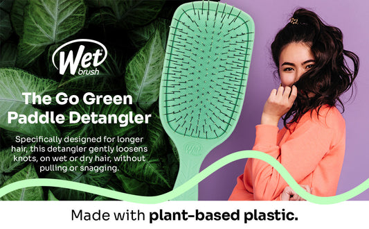 Wet Brush Paddle Detangler Hair Brush - Pink