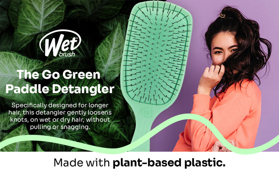Wet Brush Paddle Detangler Hair Brush - Pink