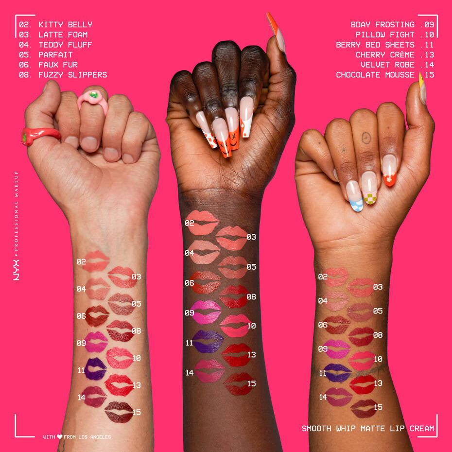 NYX Smooth Whip Matte Lip Cream 4ml - Berry Bed Sheets
