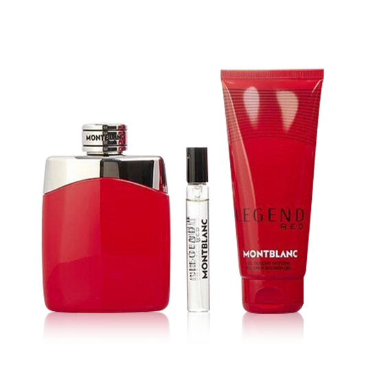 Mont Blanc Legend Gift Set 100ml EDT + 100ml Shower Gel + 7.5ml EDT