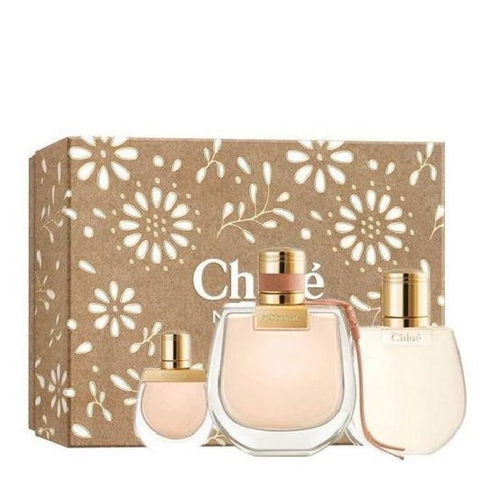 Chloé Nomade Gift Set 75ml EDP + 5ml EDP + 100ml Body Lotion