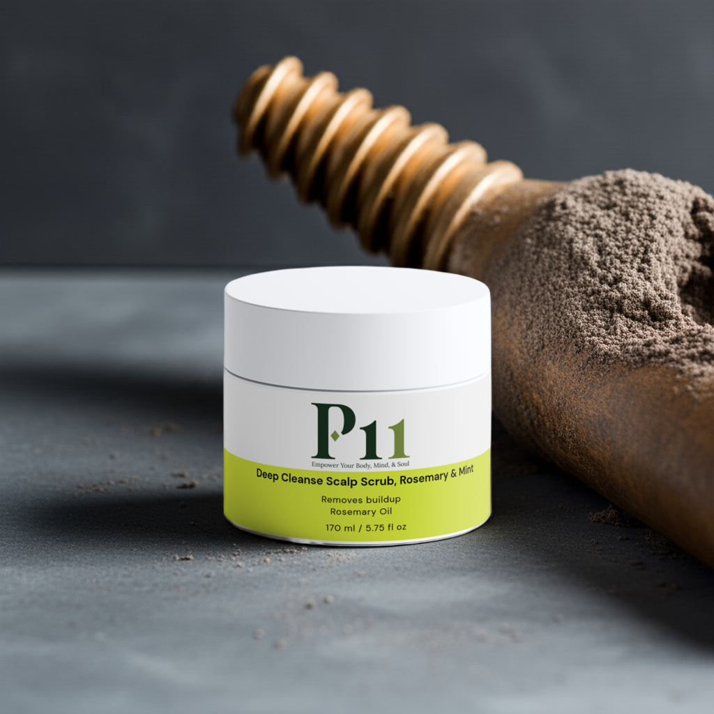 P-11 - Deep Cleanse Scalp Scrub, Rosemary & Mint