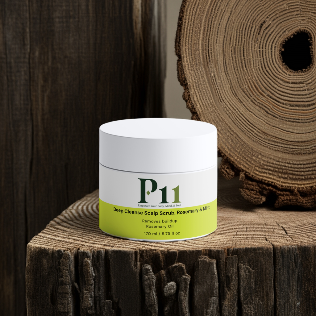 P-11 - Deep Cleanse Scalp Scrub, Rosemary & Mint
