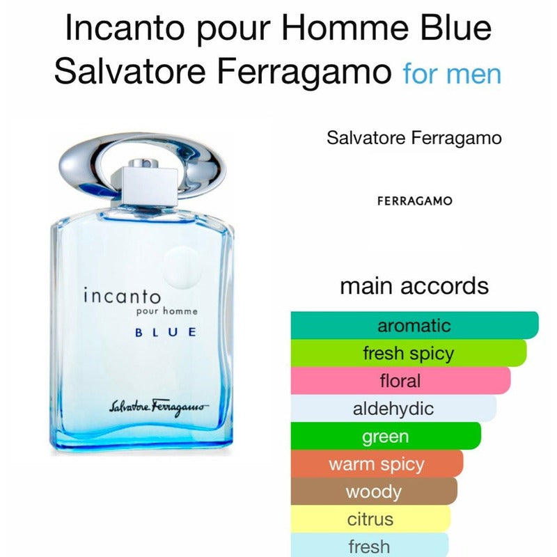 Salvatore Ferragamo Incanto Pour Homme Blue Eau de Toilette 100ml Spray